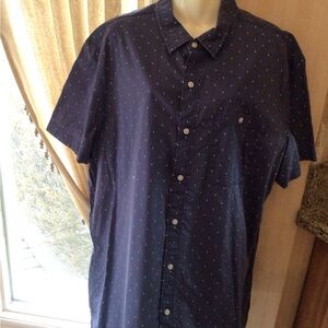 American Eagle Outfitters Dark Blue Casual Shirt